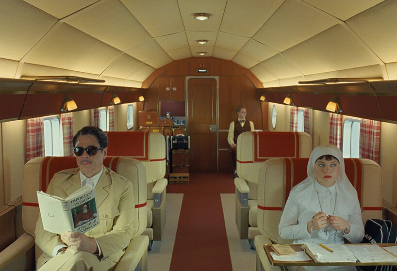 wes anderson draws on venetian palazzos and painted illusions for the phoenician scheme