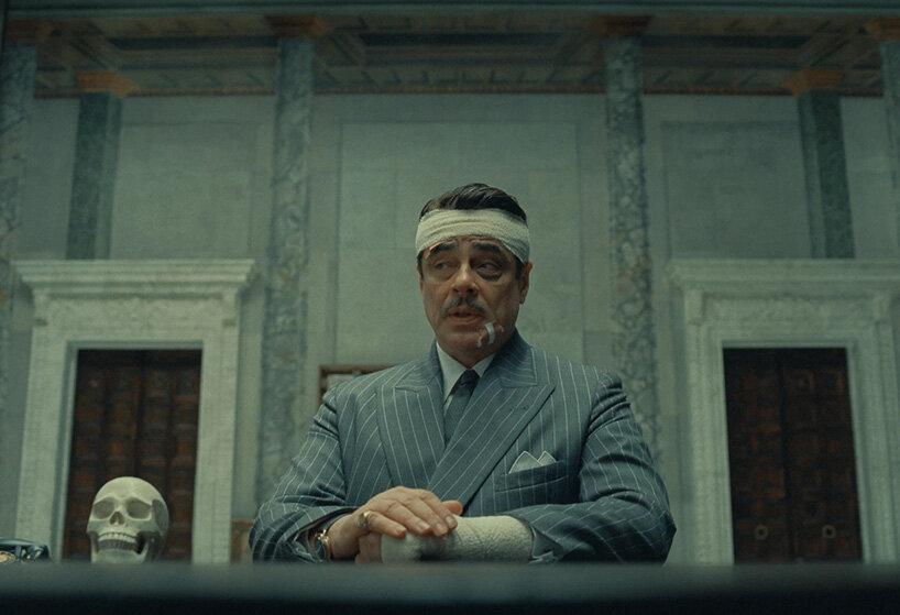 wes anderson draws on venetian palazzos and painted illusions for the phoenician scheme