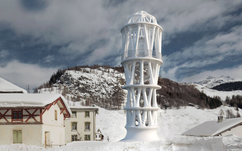 view of Tor Alva during wintertime | photo by Michael Hansmeyer and Benjamin Dillenburger