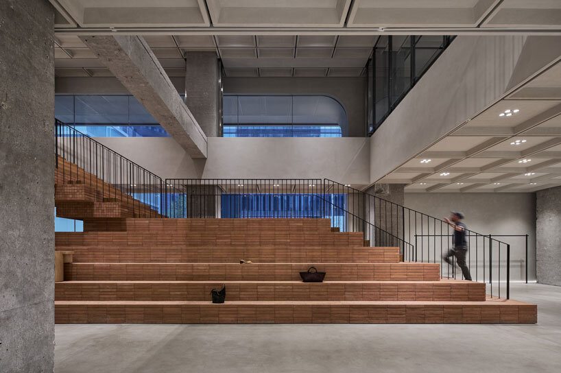 AIM architecture's flowing curved facade shapes ZARA flagship store in nanjing