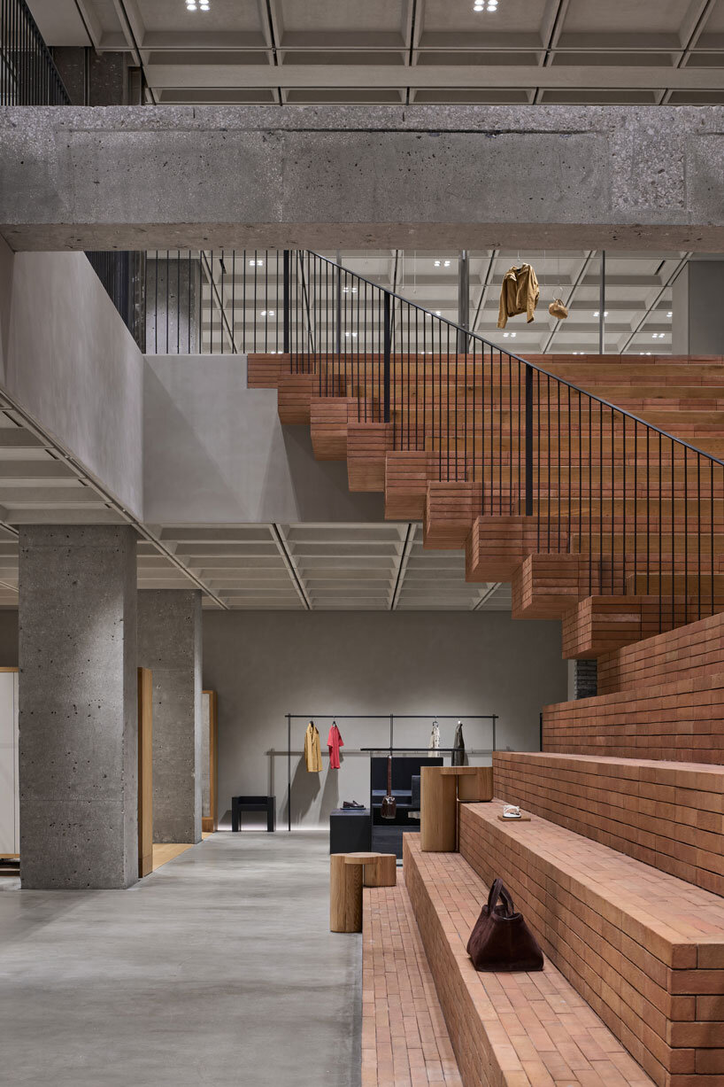 AIM architecture's flowing curved facade shapes ZARA flagship store in nanjing