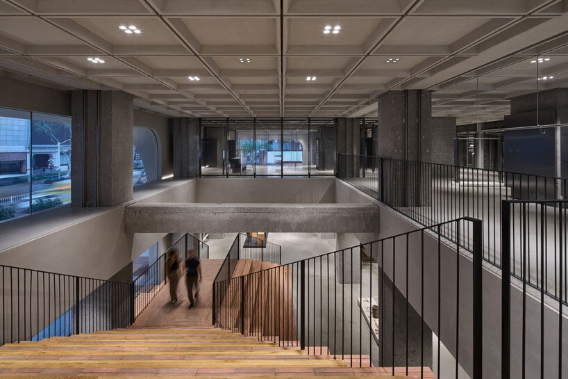 AIM architecture's flowing curved facade shapes ZARA flagship store in nanjing