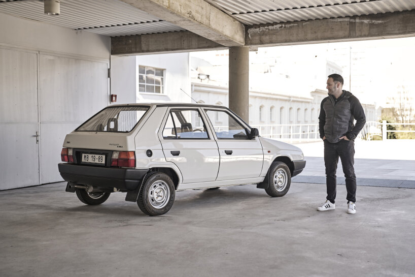 original model of the vehicle, designed by Bertone