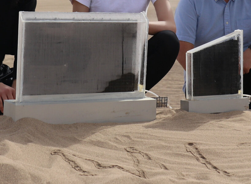 Convert the drinking water of air