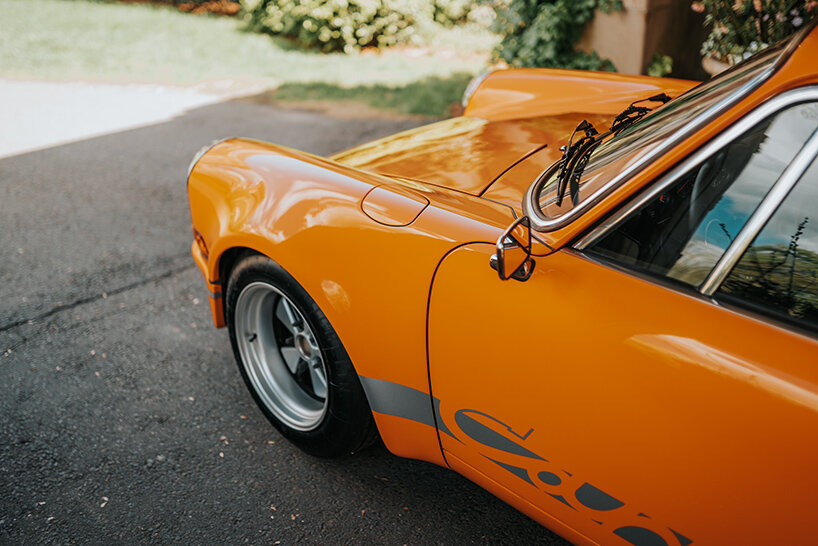 RSR project revives 1986 porsche 911 in 70's-era 'signal orange'