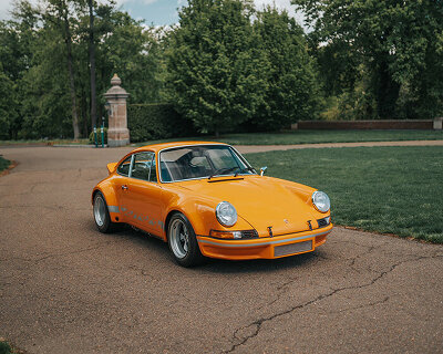 RSR project revives 1986 porsche 911 with a seventies-era 'signal orange' finish