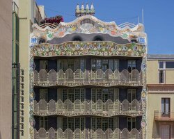 mosaics, ironwork, and pergolas of gaudí's casa batlló in barcelona restored after a century
