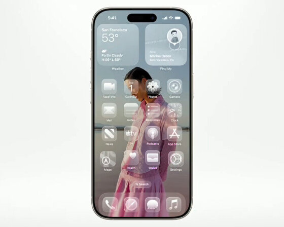 Apple Liquid Glass UI Makes IOS 26 Apps And Buttons Transparent