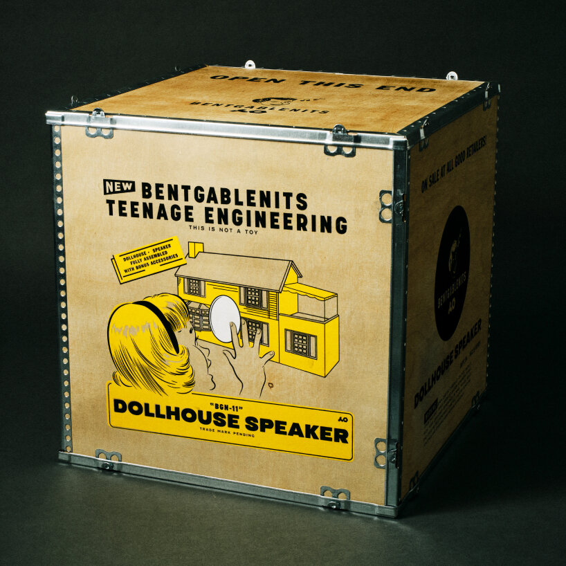 view of the packaging for the miniature homes