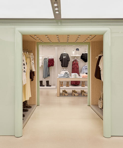 el departamento sculpts sensory-driven gen Z interiors for bershka ibiza flagship store