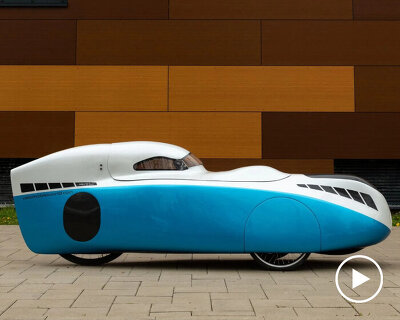 bülk distance velomobile with removable shell lets rider pedal out of cities in any weather