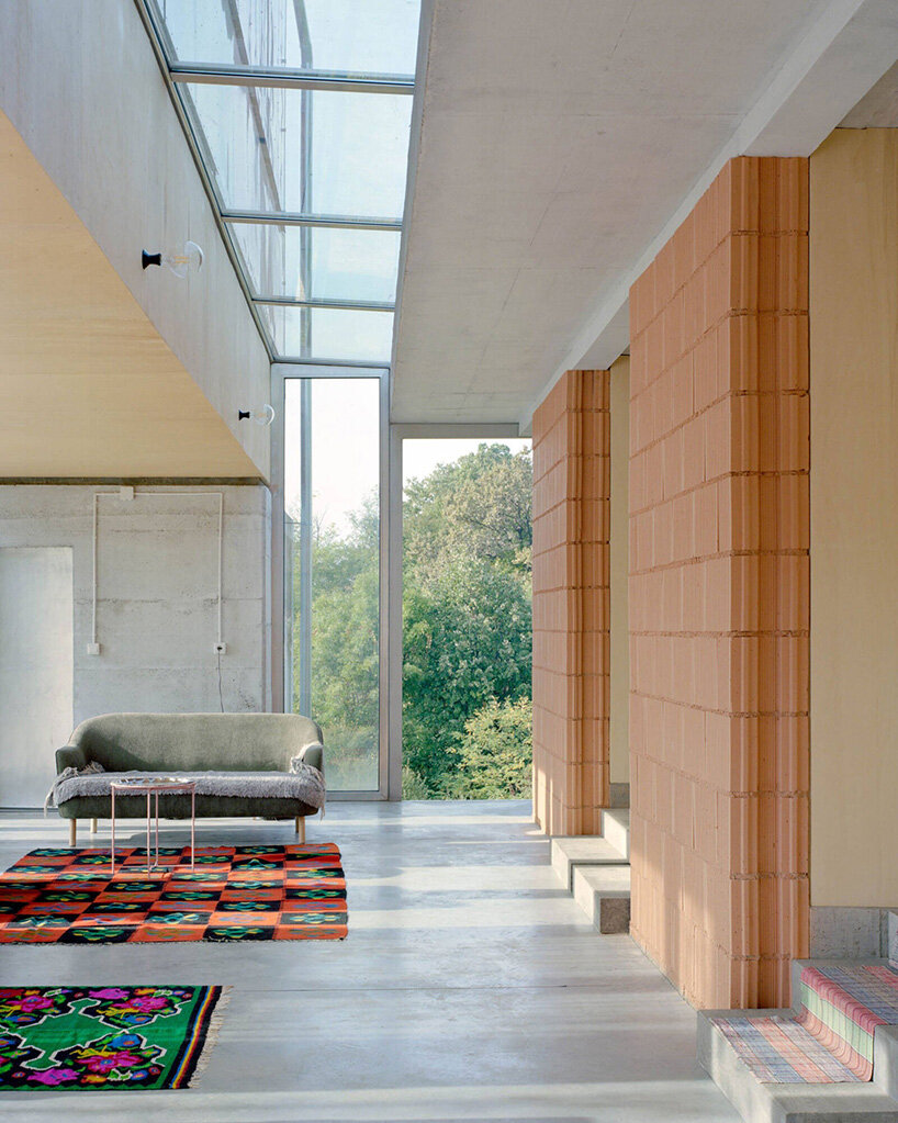 vivid rippled panels envelop TEN's care-based housing for women in bosnia-herzegovina