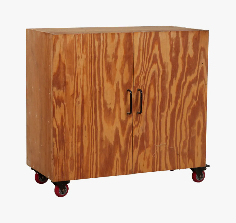 Homemade Wheeled Cabinet by David Lynch