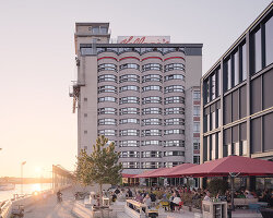 DMAA transforms kellogg’s silos into waterfront hotel in bremen, germany