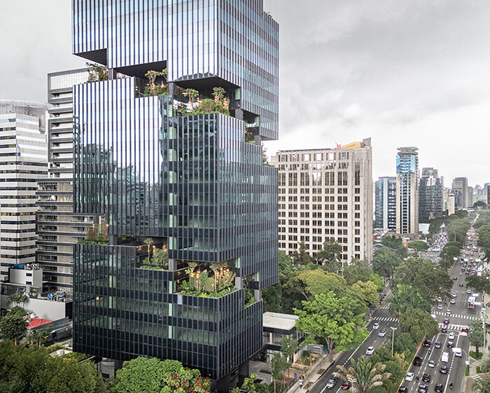 aflalo/gasperini arquitetos completes salma tower with spiraling gardens in são paulo