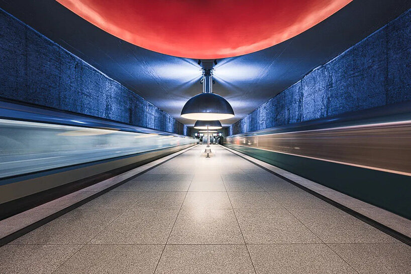 The European subway stations unfold as mirrored worlds in the photo series of Thibault Durtel