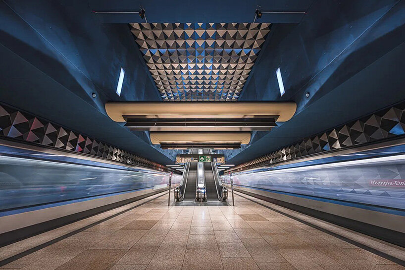 The European subway stations unfold as mirrored worlds in the photo series of Thibault Durtel