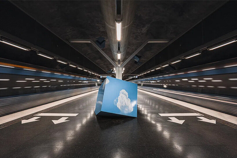 The European subway stations unfold as mirrored worlds in the photo series of Thibault Durtel