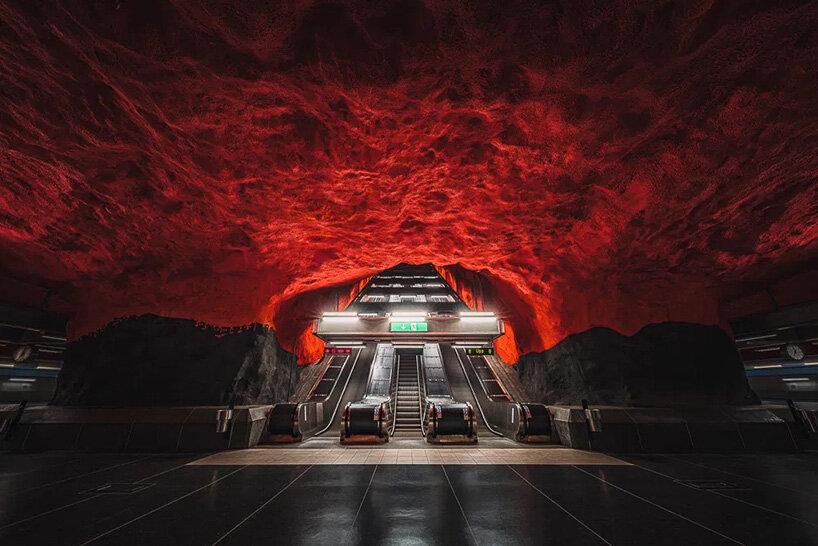 The European subway stations unfold as mirrored worlds in the photo series of Thibault Durtel