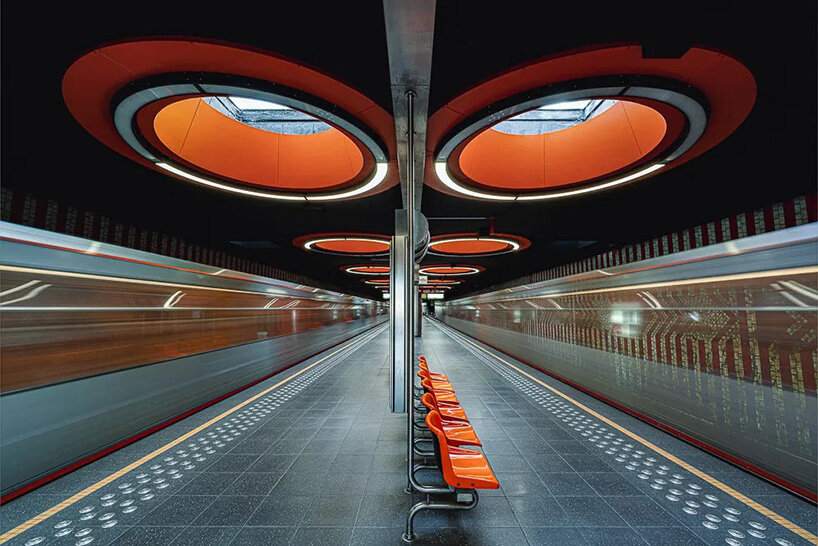 The European subway stations unfold as mirrored worlds in the photo series of Thibault Durtel