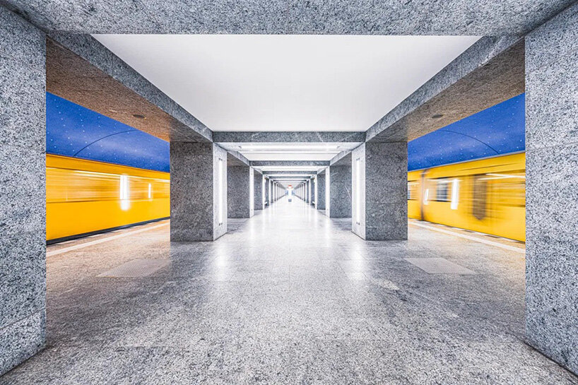 The European subway stations unfold as mirrored worlds in the photo series of Thibault Durtel