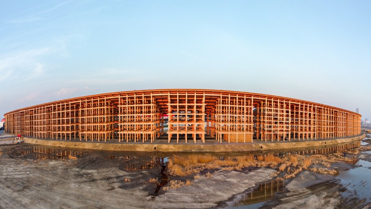 William Mulvihill menangkap material intisasi cincin besar Sou Fujimoto di Expo 2025 Osaka