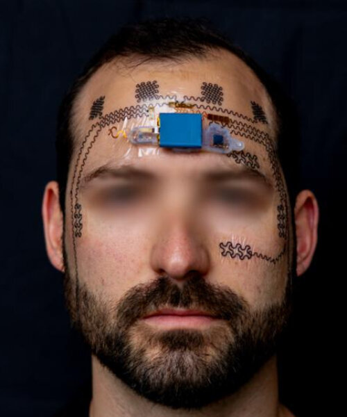 face tattoo uses skin-like sensors to detect and predict mental stress