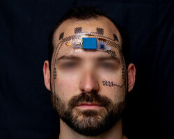 face tattoo uses skin-like sensors to detect and predict mental stress