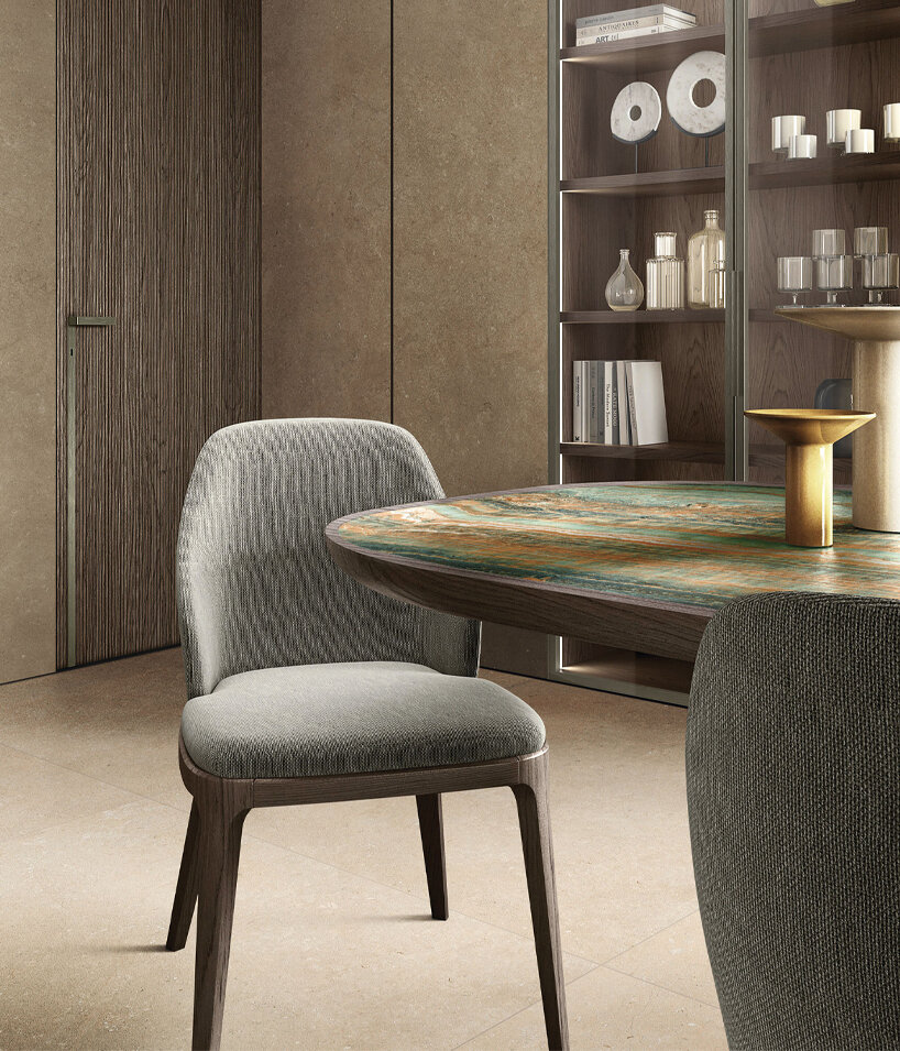 Florim's authentic luxury reinvents the classic surfaces of stone and marble with neutral carbon design