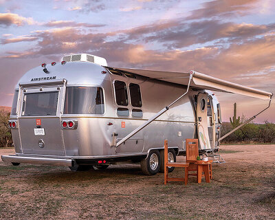 frank lloyd wright x airstream trailer brings usonian design on the road