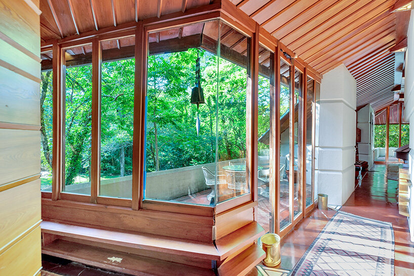 frank lloyd wright's 'fountainhead' residence, a rare usonian, hits the market in mississippi