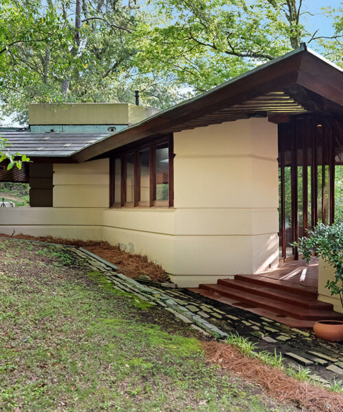 frank lloyd wright's 'fountainhead' residence, a rare usonian, hits the market in mississippi