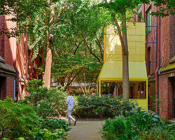philadelphia pop-up 'frankie’s summer club' reinterprets lost vision by louis kahn