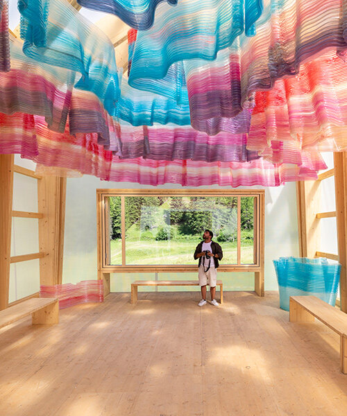 ETH zurich 3D prints recycled plastic for digitally fabricated gelateria in switzerland