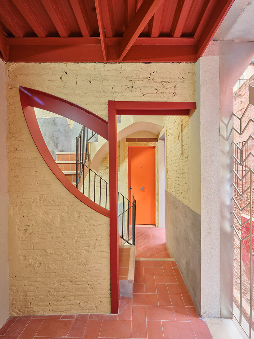 ceramic tiles tell stories of barcelona's residents in restored social housing by MIAS architects
