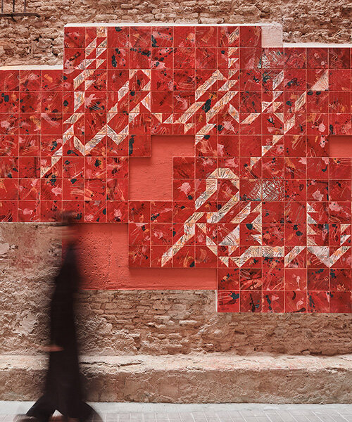 ceramic tiles tell stories of barcelona's residents in restored social housing by MIAS architects