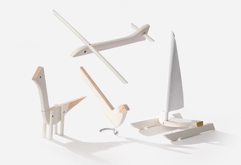 from hangers to birds and planes: aequo.design turns household items into wooden toys