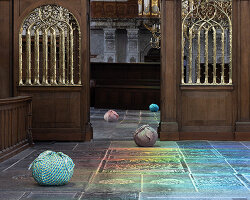kimsooja celebrates amsterdam's diversity with ethereal installation in historic oude kerk