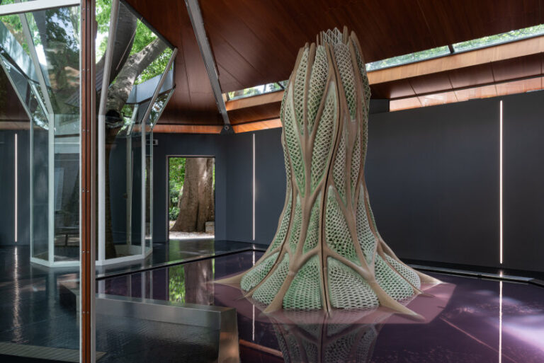3D printed biostructures capture carbon dioxide at venice biennale