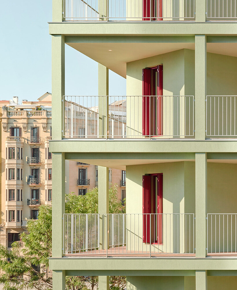 modular housing by cierto estudio makes space for equity and shared life in barcelona
