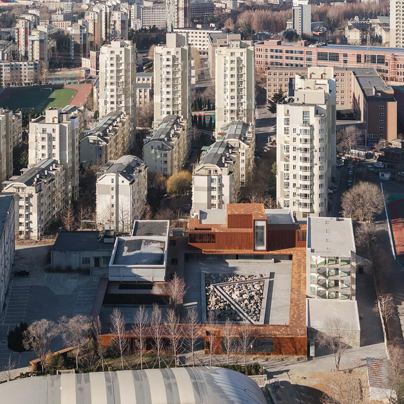 neri&hu transforms chinese chemical research center into corten-clad cultural hub