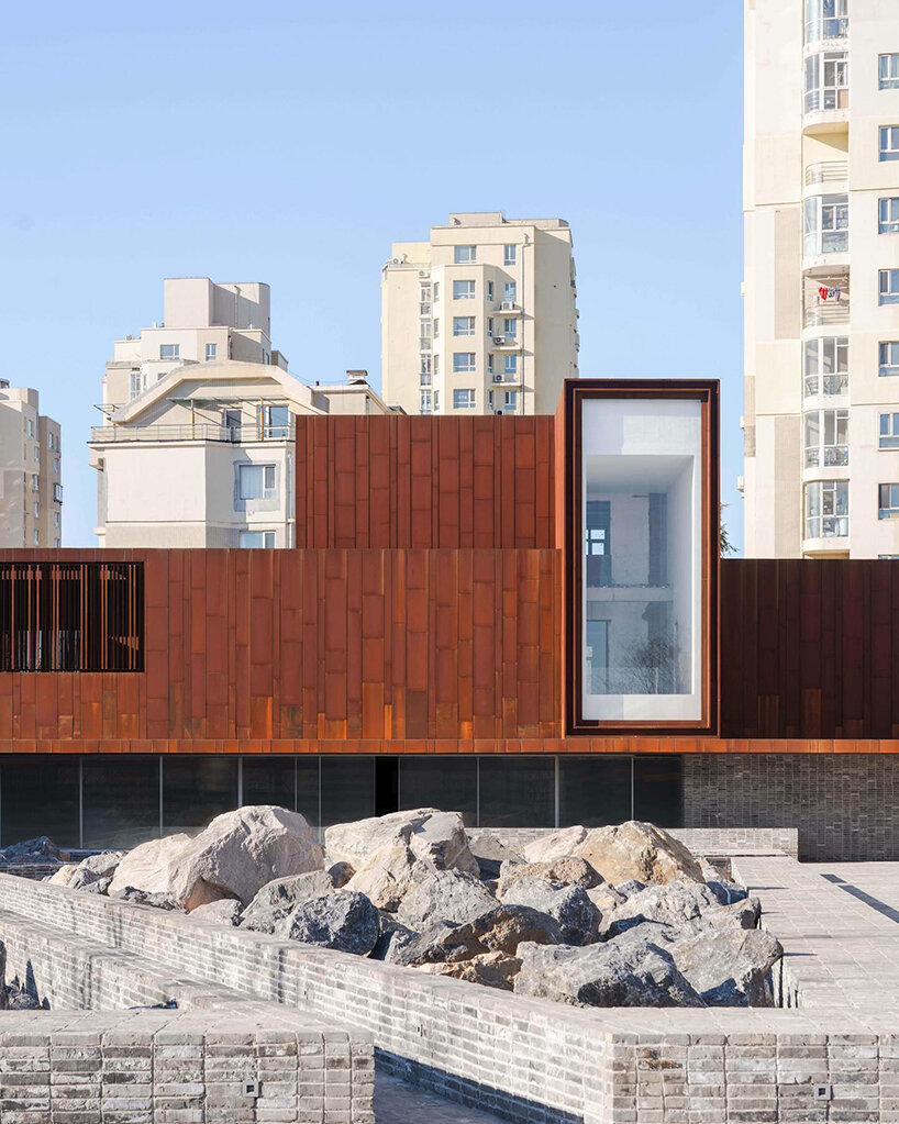 neri&hu transforms chinese chemical research center into corten-clad cultural hub