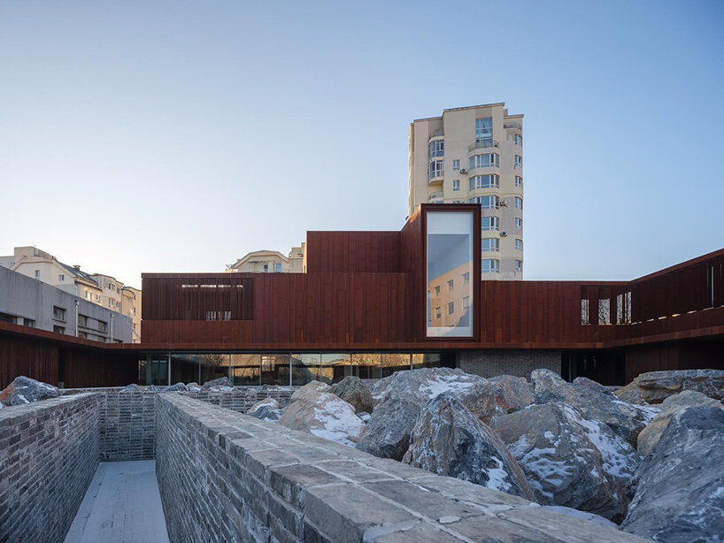 neri&hu transforms chinese chemical research center into corten-clad cultural hub