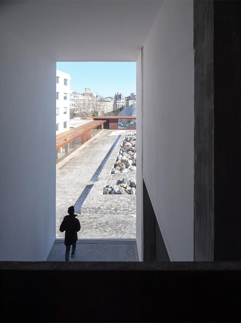 neri&hu transforms chinese chemical research center into corten-clad cultural hub