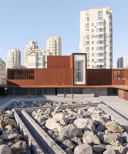 neri&hu transforms chinese chemical research center into corten-clad cultural hub