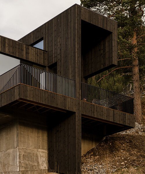 a holiday home in valldal by office inainn responds to norway’s dramatic terrain