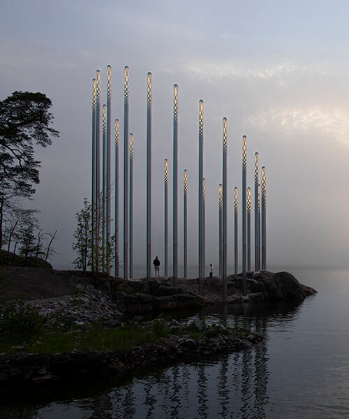 long daylight pavilion by olafur eliasson brings celestial geometry to helsinki’s shoreline