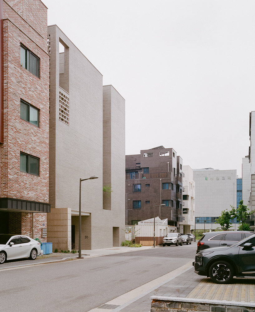 order matter opens mixed-use concrete building to the sun in dense seoul neighborhood