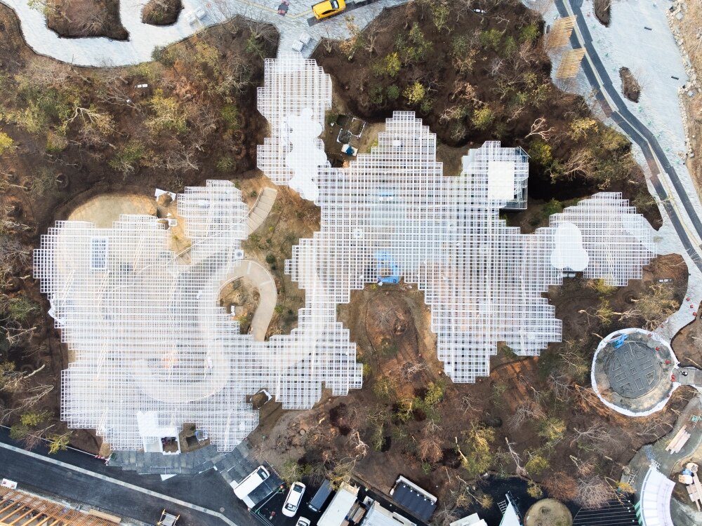 a closer look at the making of SANAA’s ethereal 'better co-being pavilion' at expo 2025 osaka