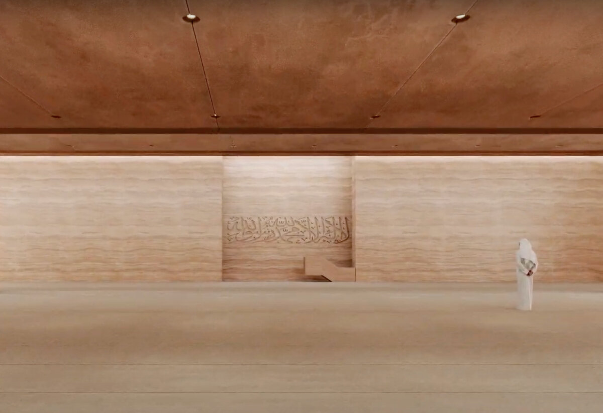 world’s first net-zero mosque in abu dhabi integrates rammed earth and passive cooling